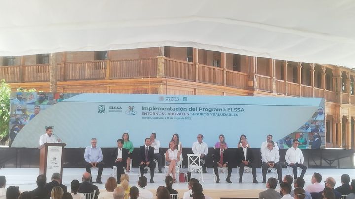 IMSS presenta en Torreón el programa Entornos Laborales Seguros y Saludables