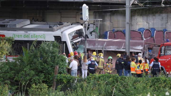 Choque de trenes en Barcelona: hay un muerto y al menos 85 heridos