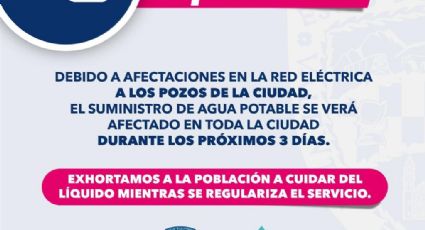 Regularización del suministro de agua podría tardar un par de días JMAS