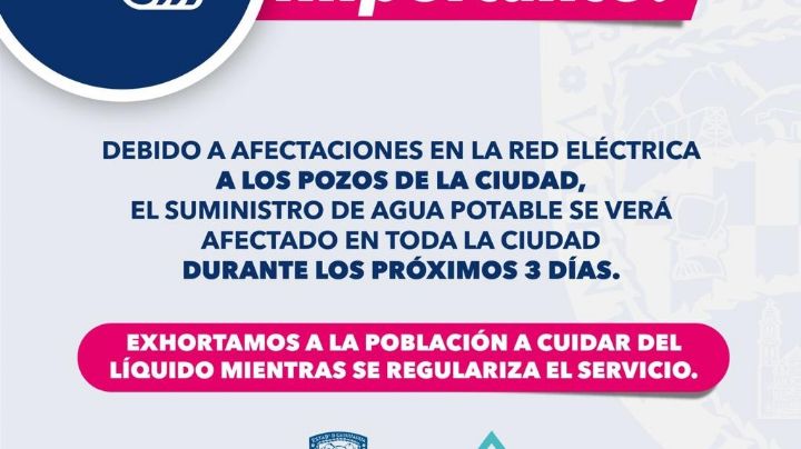 Regularización del suministro de agua podría tardar un par de días JMAS