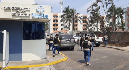 Catean edificio departamental de Boca del Río en busca del presunto feminicida de Montserrat Bendimes