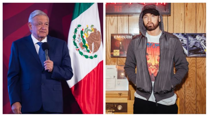 Eminem no cantó contra AMLO; fue un montaje, responde el Gobierno