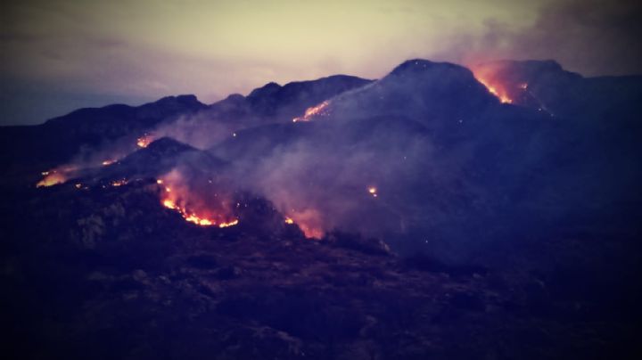 Fuerte incendio en municipio de San Bernardo