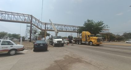 Puente peatonal de la Morita será rehabilitado y estará listo en dos semanas