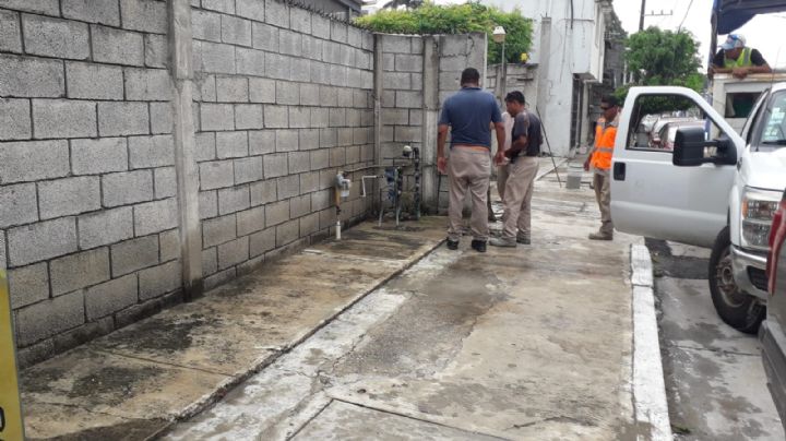 Continuan los robos a medidores en la zona centro de Tampico