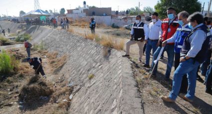 Limpian arroyos y canales que eviten inundaciones