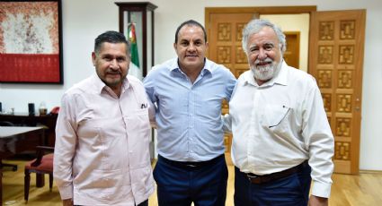 Cuauhtémoc Blanco recibió a Alejandro Encinas