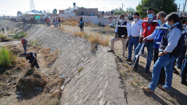 Limpian arroyos y canales que eviten inundaciones