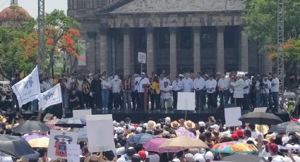 Mega marcha UdeG: exigen autonomía en manifestación contra el gobernador en el Centro