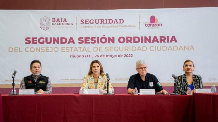 Encabeza Marina del Pilar sesión del Consejo Estatal de Seguridad Ciudadana