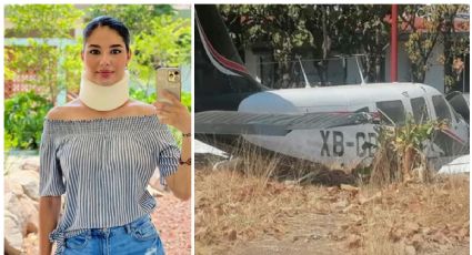 Geraldine Ponce narra 'terror' de accidente aéreo; árbol les salvó la vida