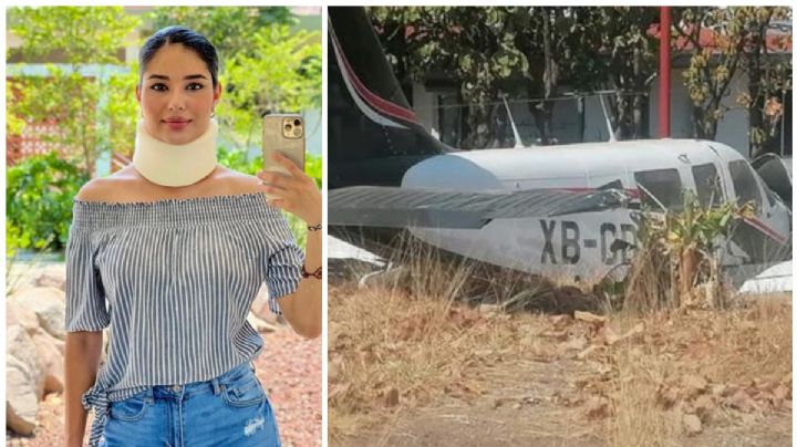 Geraldine Ponce narra 'terror' de accidente aéreo; árbol les salvó la vida