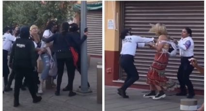 (VIDEO) Denuncian abuso policíaco durante marcha feminista en Irapuato