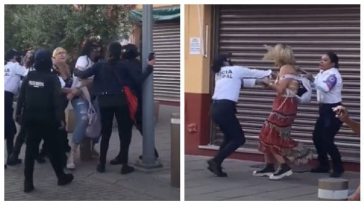 (VIDEO) Denuncian abuso policíaco durante marcha feminista en Irapuato