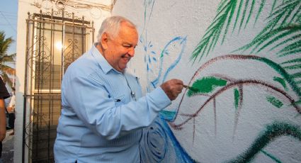 Inauguran pinta de mural en el fraccionamiento Los Laureles