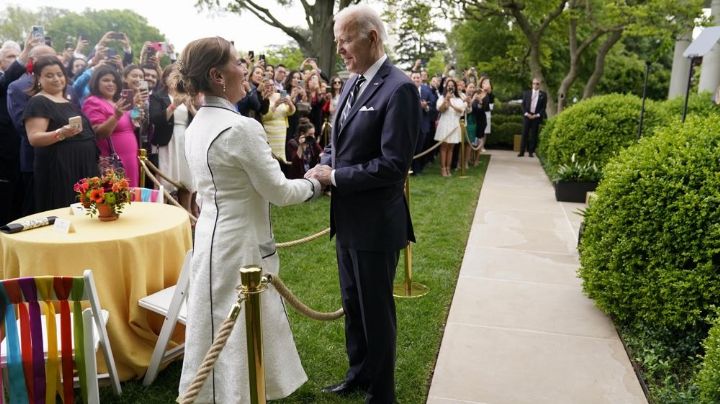 Cinco de mayo: Con mariachis, Biden recibe a Beatriz Gutiérrez Muller en la Casa Blanca