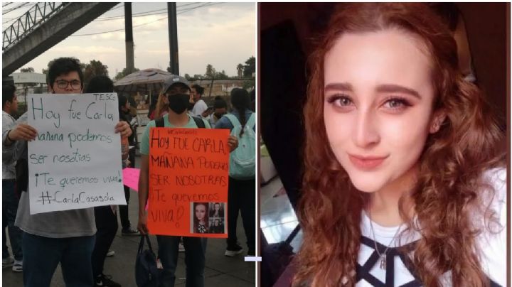 Edomex: estudiantes bloquean Vía López Portillo tras desaparición de Carla Casasola