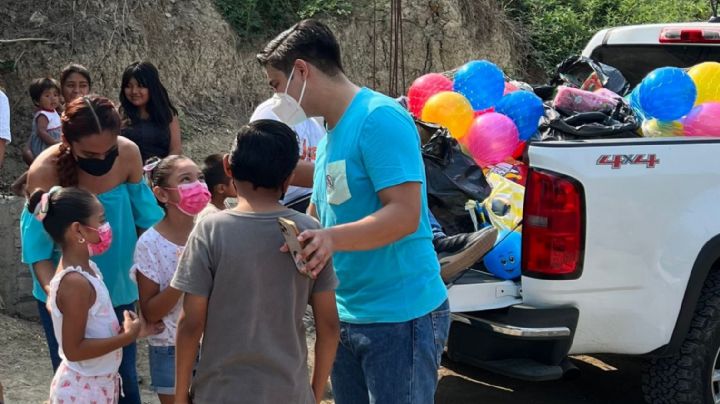 Le llevan alegría a niñas y niños en colonia Montecristo: AC Juan Manuel Alonso