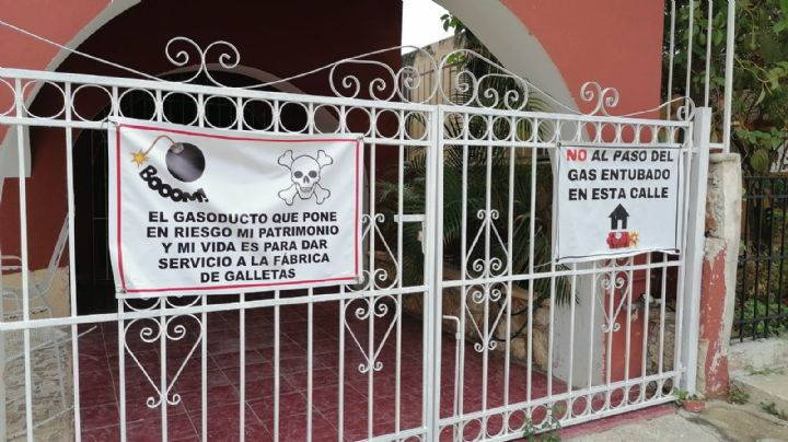 Vecinos de la colonia San Damián en contra de la construcción de gasoducto