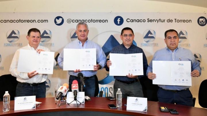 Negocios en Torreón firman convenio para el cuidado del agua