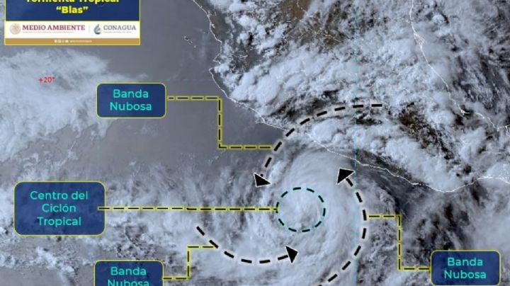 ¿Otro huracán? Prevén que tormenta tropical Blas "evolucione" y afecte a estos estados