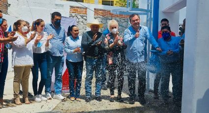 Mejoran abasto de agua potable en colonias de Jiutepec, inauguran 3 obras hídricas