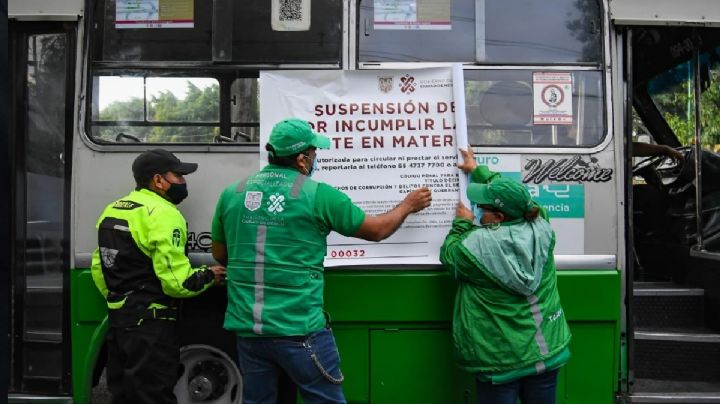 Transporte público en CDMX: Van 30 camiones suspendidos tras aumento a tarifa