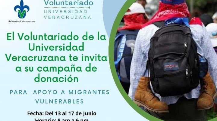 Voluntariado de la UV instala acopio para migrantes en vulnerabilidad