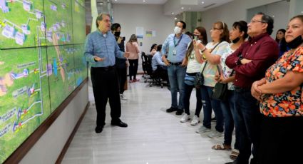 Protestan alcaldes de Escobedo y San Nicolás en Agua y Drenaje por desabasto