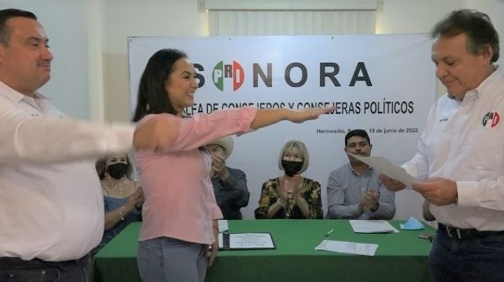 Toman protesta Onésimo e Iris como Dirigente y Secretaria General del CDE PRI Sonora