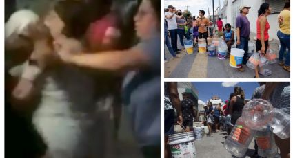 (VIDEO) Captan pelea de vecinos por agua en parque de Nuevo León