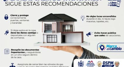 Llaman a extremar precauciones al salir de vacaciones