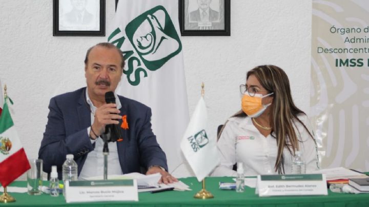 Marcos Bucio reconoce la labor del IMSS Morelos al frente de la vacunación contra COVID-19