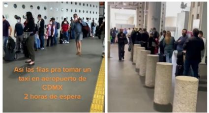 AICM: usuarios se quejan por tiempo de espera y altos precios de taxis del aeropuerto