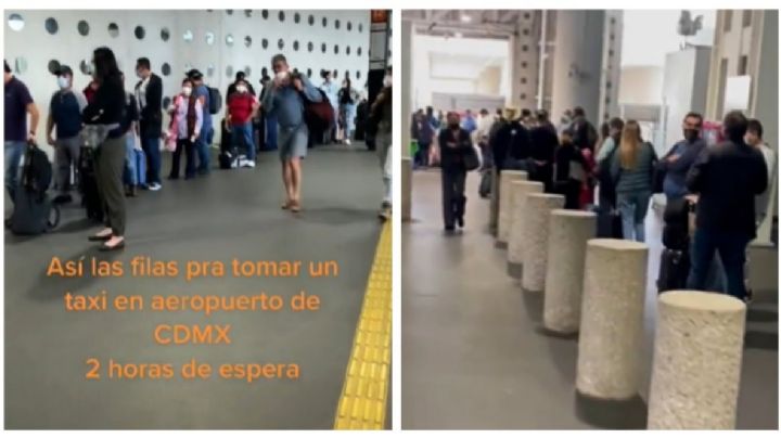 AICM: usuarios se quejan por tiempo de espera y altos precios de taxis del aeropuerto