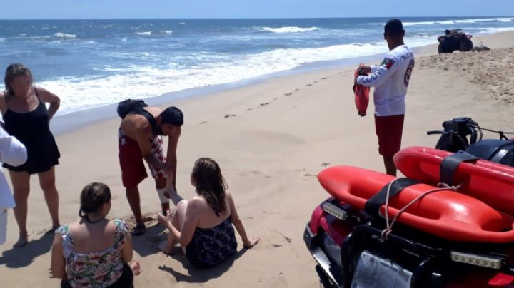 En una semana hubo seis rescates de bañistas en Mazatlán 