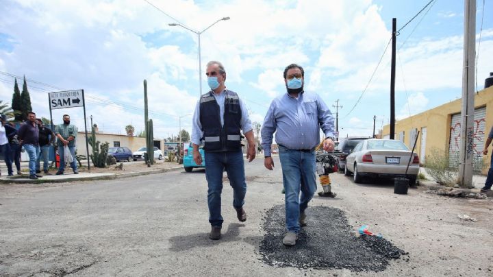 Se han atendido más de 153 mil metros cuadrados de bacheo en la ciudad