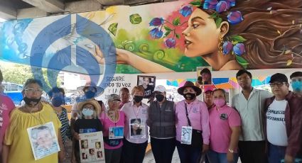 Entregan mural en reconocimiento a familiares en búsqueda de desaparecidas