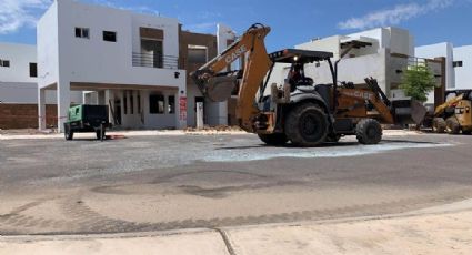 Demuelen vivienda que explotó al poniente de Hermosillo