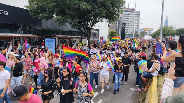 Realizan marcha del orgullo de la diversidad sexual tras dos años por la pandemia