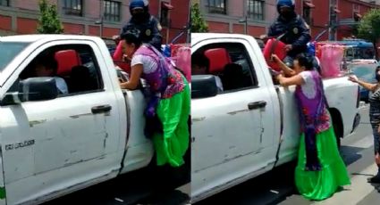 (VIDEO) 'Lady Tacos de Canasta' acusa a Sandra Cuevas de abuso de autoridad