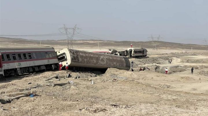 Tragedia en Irán: descarrila tren y mueren 21 personas