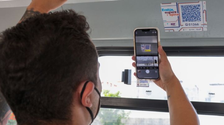 Usuarios podrán evaluar el sistema de transporte público; usarán códigos QR