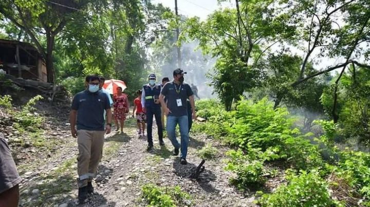 Sin riesgo habitantes del Cerro del Mesón por deslizamiento de tierra