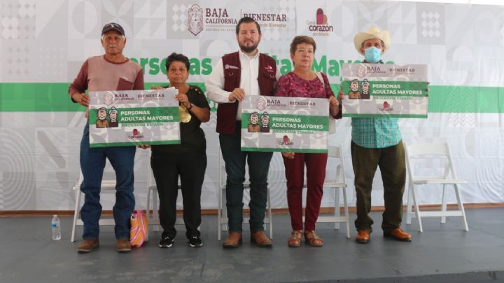 Inicia Secretaría de Bienestar con entrega de apoyos a personas adultas mayores en Mexicali