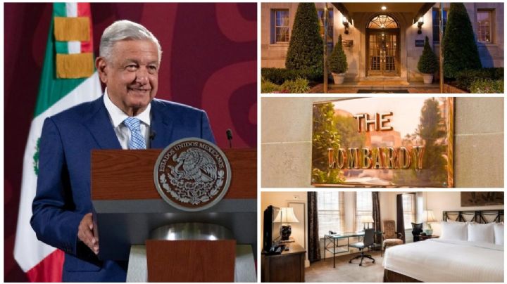 (FOTOS) Así es el hotel Lombardy, donde se hospeda AMLO en Washington