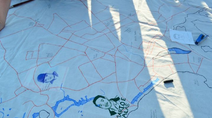 Realizan mapa con rostros de desaparecidos en Mazatlán 