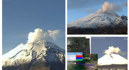 Don Goyo anda 'de malas': Popocatépetl registra fumarolas (VIDEO)