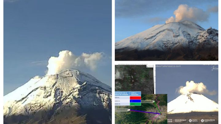 Don Goyo anda 'de malas': Popocatépetl registra fumarolas (VIDEO)