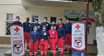 Cruz Roja Mexicana: "Patrulla de cachorros", caninos listos para rescate de personas